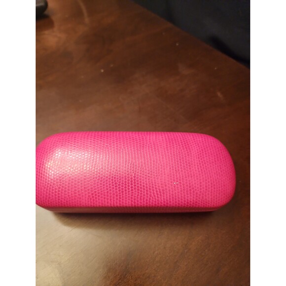 Lilly Pulitzer Bright Pink Glasses Case - Picture 3 of 5